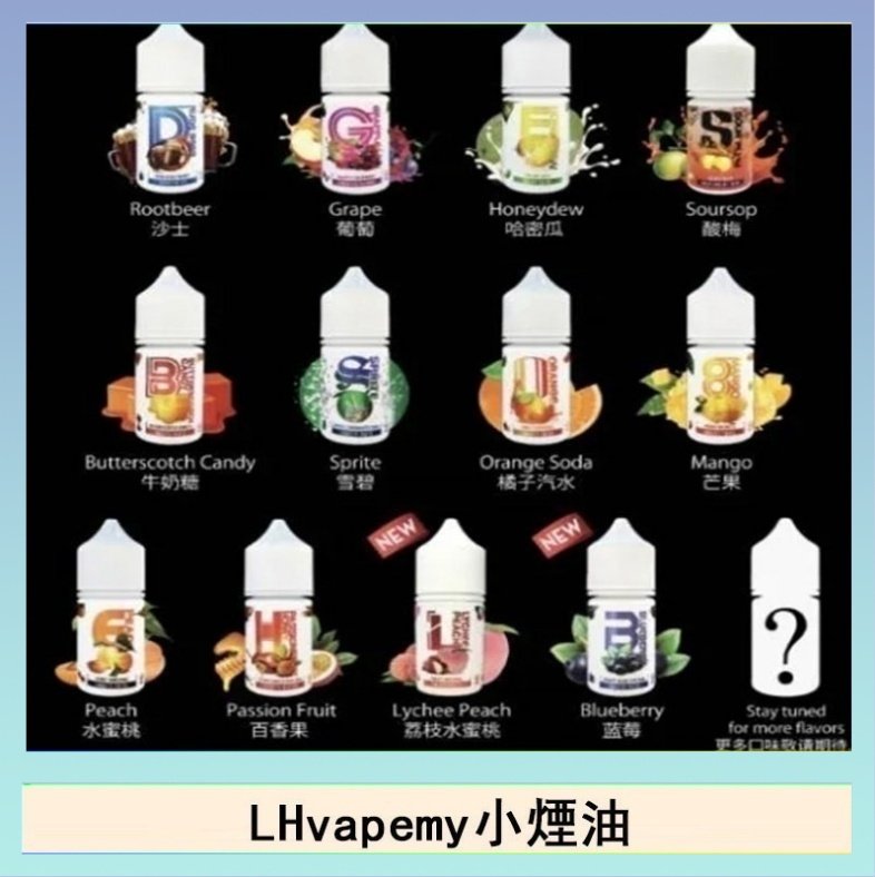 LHvapemy馬來西亞主機小煙油30ml
